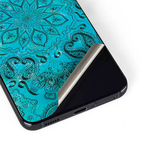 Blue Zen Ginseng Galaxy S22 Plus Skin